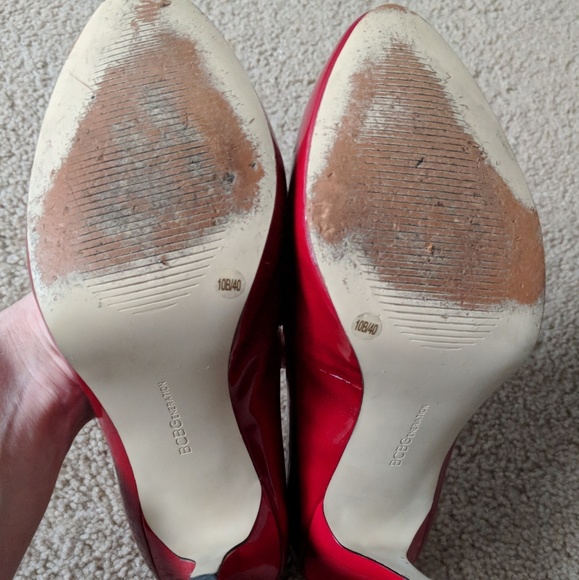 BCBG scarlette red patent leather shoes - Picture 7 of 7